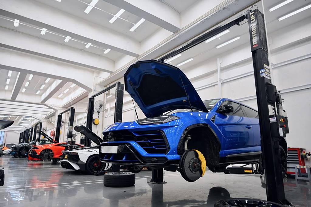 林寶堅尼全球最大售後服務中心