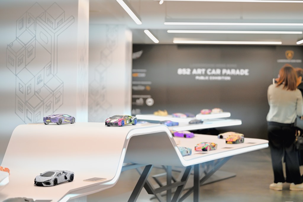 林寶堅尼852藝術車慈善展覽