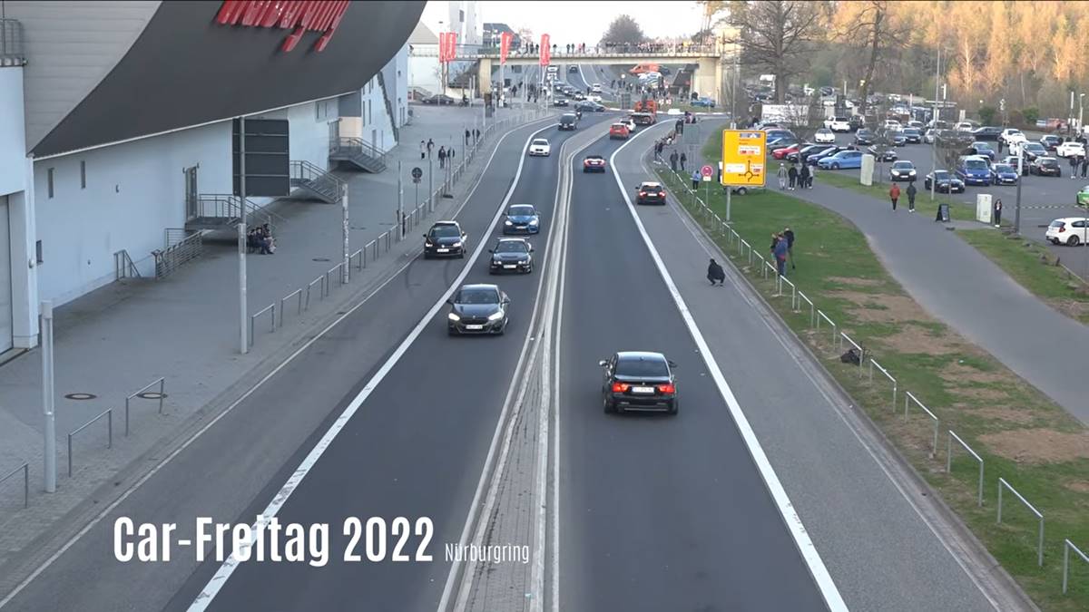 紐布靈北環賽道上的周五車聚