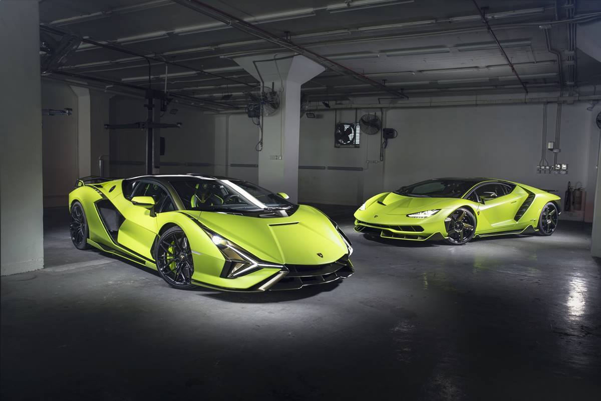 限量版林寶堅尼Sián抵港交車