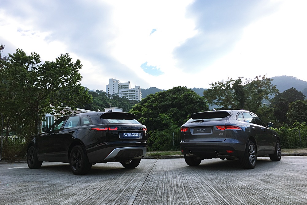 Jaguar F-Pace vs Range Rover Velar