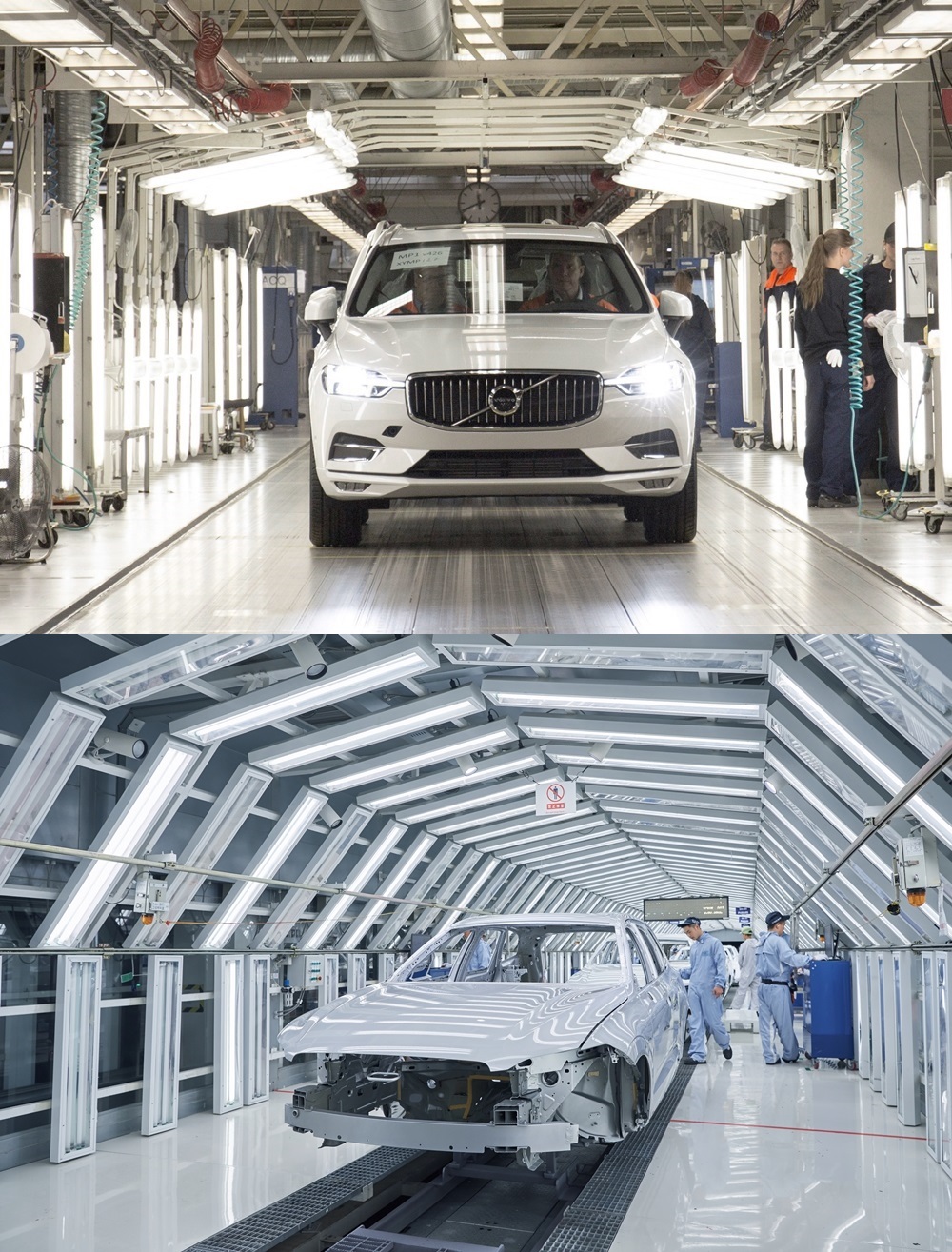 Volvo XC60 成都試車參觀生產線